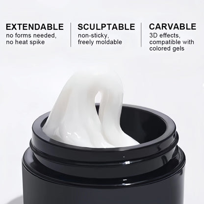 3D Nail Gel – Hard Non-Sticky Overlay for Shapes & Bows