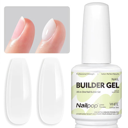 Builder Nail Gel – 4 Colors Base Coat & Extension Gel 15ml