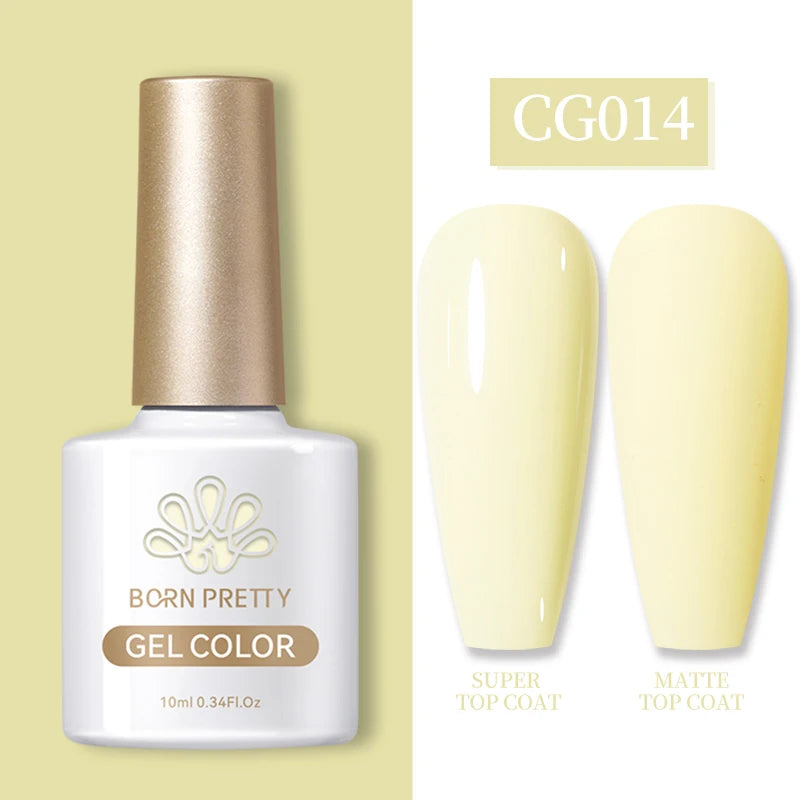 BORN PRETTY Gel Nail Polish — 130 Colors, Semi-Permanent UV/LED Gel Varnish