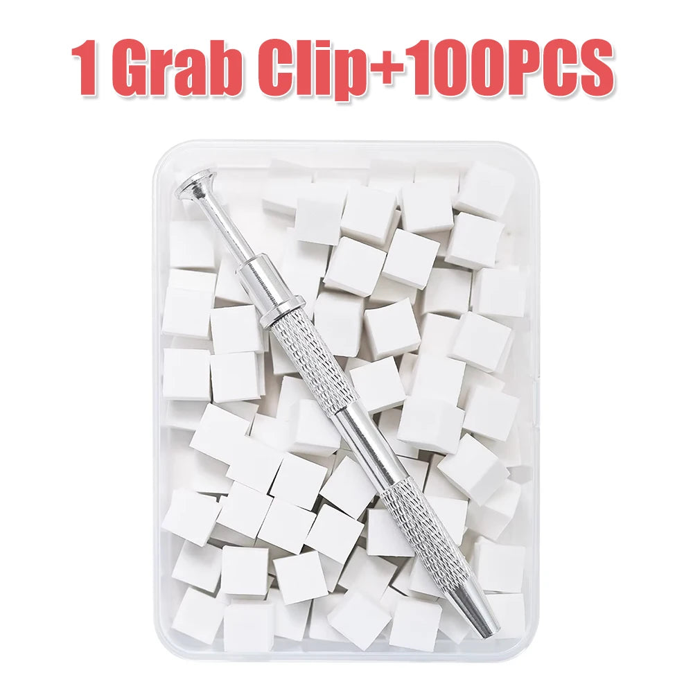 Nail Gradient Sponge Set with Grab Pen & Clip – Manicure Color Blending Tool