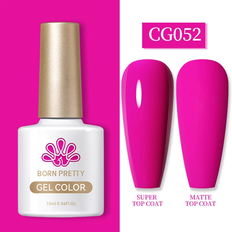 BORN PRETTY Gel Nail Polish — 130 Colors, Semi-Permanent UV/LED Gel Varnish