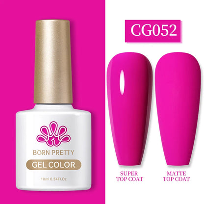 BORN PRETTY Gel Nail Polish — 130 Colors, Semi-Permanent UV/LED Gel Varnish