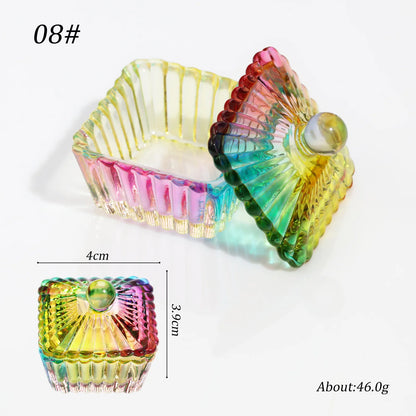 Pink Crystal Dappen Dish – Heart Shape Acrylic Liquid Holder