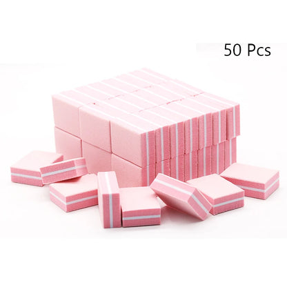 Nail Art Buffer Grinder Buffing Block White Nail File For Pedicure Tips Manicure Care Sponge Buffer Gel Polish Accessories Tools