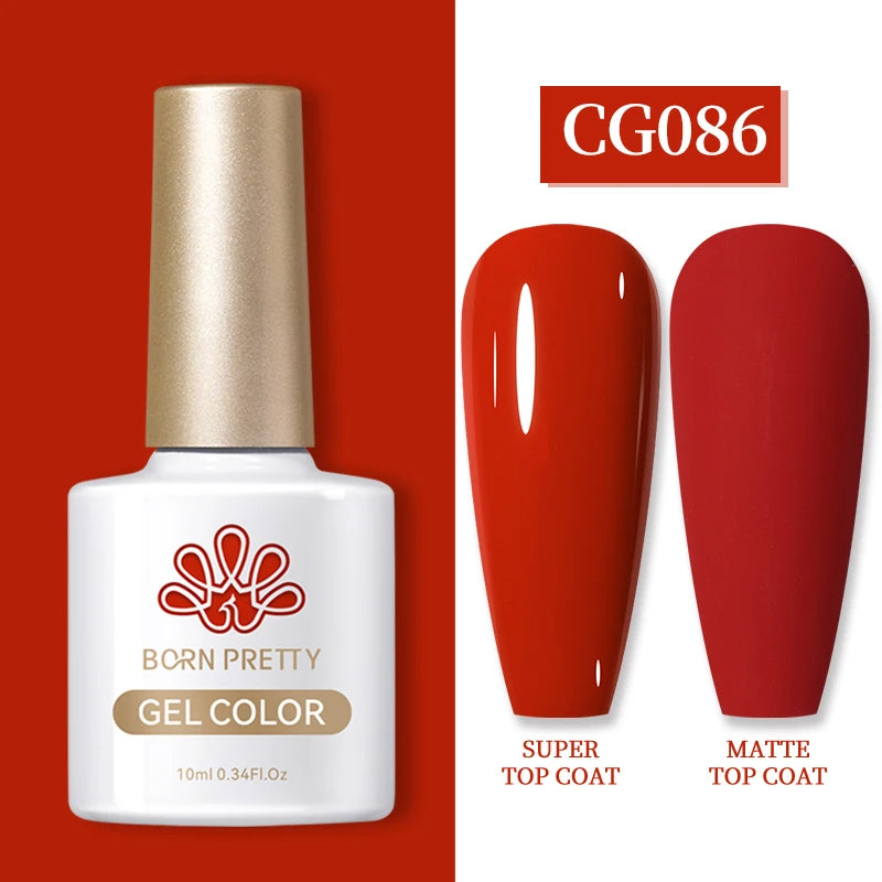 BORN PRETTY Gel Nail Polish — 130 Colors, Semi-Permanent UV/LED Gel Varnish