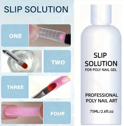 Nail Slip Solution 75ml – Poly Gel & UV Gel Extension Liquid