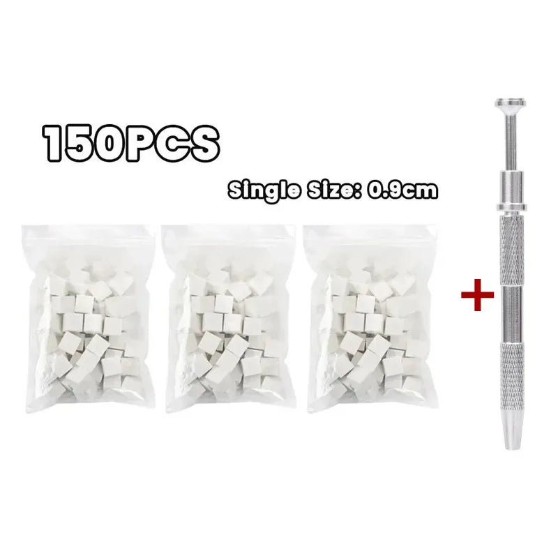 Mini Square Nail Art Sponge with 4 Claws Nail Sponge Metal Grabber Set Multipurpose Blush Gradient Sponges Beauty Manicure Tools