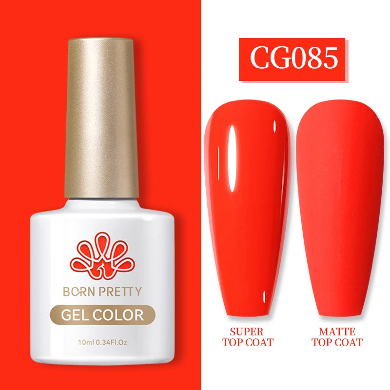 BORN PRETTY Gel Nail Polish — 130 Colors, Semi-Permanent UV/LED Gel Varnish