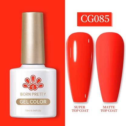 BORN PRETTY Gel Nail Polish — 130 Colors, Semi-Permanent UV/LED Gel Varnish